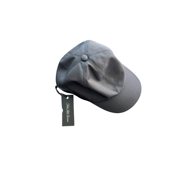 Saks Fifth Avenue Mens Gray Black Ball Cap Hat Casual Everyday Soft Lined - Picture 1 of 3